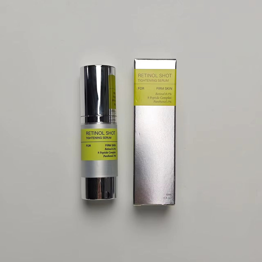 Korean Retinol Shot Eyes Tightening Moisturizing Booster Cream,Vitamin a Facial Skin Firming Lifting Care Serum,Reduce Fine Line
