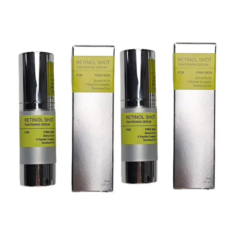 Korean Retinol Shot Eyes Tightening Moisturizing Booster Cream,Vitamin a Facial Skin Firming Lifting Care Serum,Reduce Fine Line